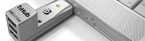 Obrazek Mini HUB USB do notebooka