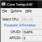 Obrazek Core Temp 0.97.1 ze wsparciem dla Visty 64 bit ... Update ...