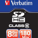 Obrazek Verbatim prezentuje karty SDHC VIDEO HD ...
