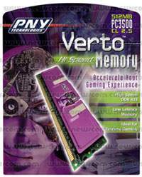 Obrazek PNY Verto PC3500 DDR SDRAM