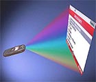 Obrazek Laserowy mini projektor dla urzdze mobilnych