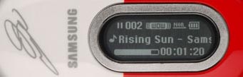 Obrazek Biao-czerwony odtwarzacz MP3 Samsung