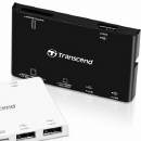 Obrazek Transcend - czytnik kart i hub USB w jednym