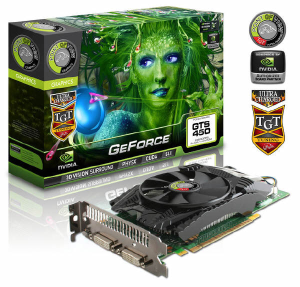 Point of View GeForce GTS 450 TGT Ultra Charged Edition