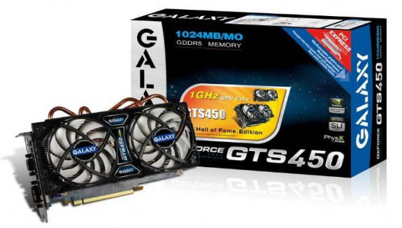 Galaxy GeForce GTS 450 z zegarem 1000 MHz