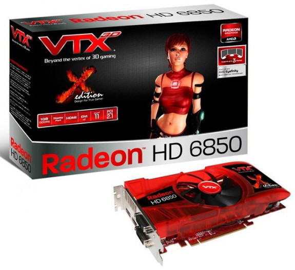 Vertex3D Radeon HD 6850 X Edition
