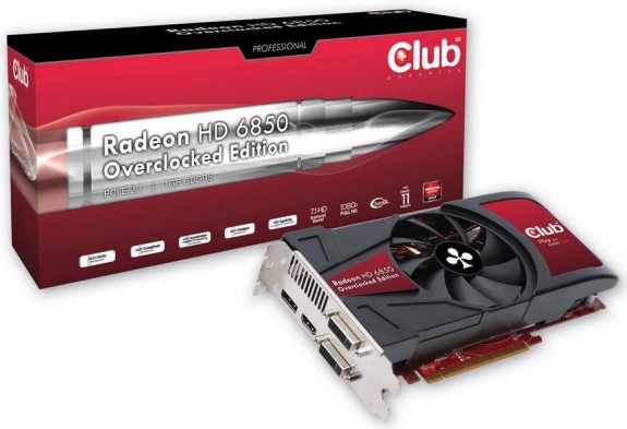 Club 3D Radeon HD 6850 Overclocked Edition