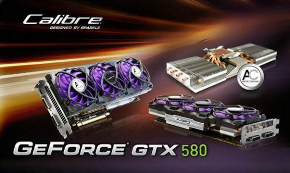 Sparkle GeForce GTX 580 z coolerem Arctic