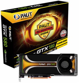 PALIT GeForce GTX580 Sonic - pierwsza wersja OC na rynku