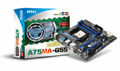 MSI A75MA-G55 – Nowy standard wydajnoci graficznej
