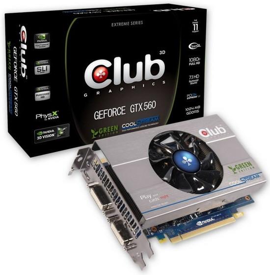 Club3D GTX 560 Ti w wersji ekologicznej