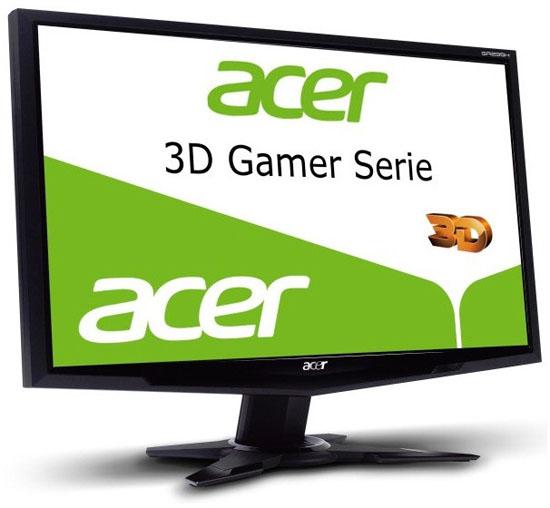 23 calowy monitor Acera z funkcj trjwymiarowego obrazu - GR235H