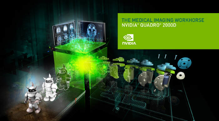 NVIDIA Quadro 2000D dla zaawansowanych wizualizacji medycznych