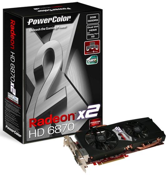 PowerColor wprowadza Radeona HD 6870 X2