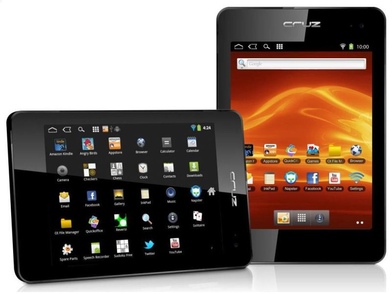 Cruz T408 oraz T410 - tanie tablety dla kadego