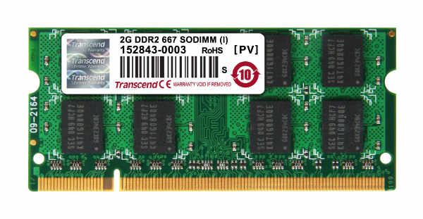 TRANSCEND - wytrzymae pamici SO-DIMM i Long-DIMM