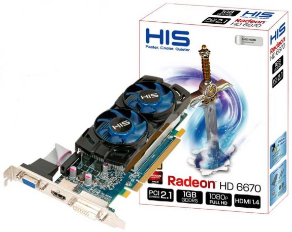 HIS Radeon HD 6670 low-profile