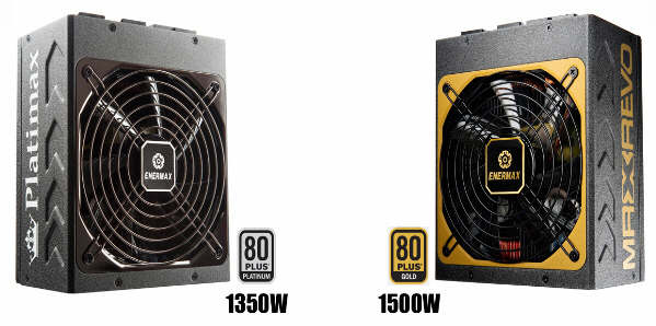 Enermax - zasilacze Platimax 1350 W oraz MAXREVO 1500 W