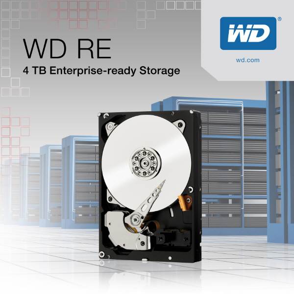 WD RE 4 TB z interfejsami SAS i  SATA