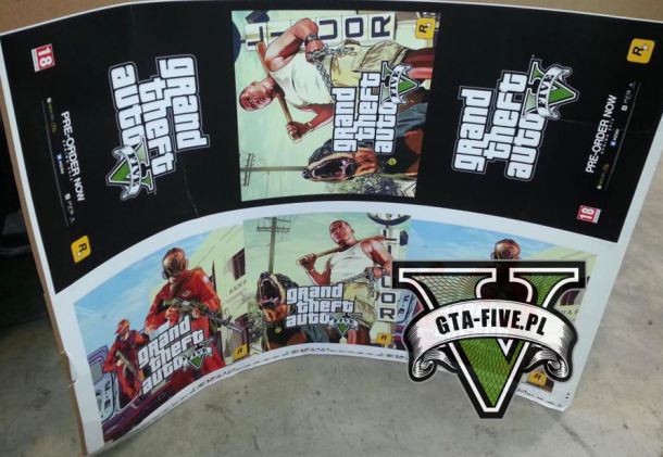 Przeciek plakatu reklamujcego GTA V 