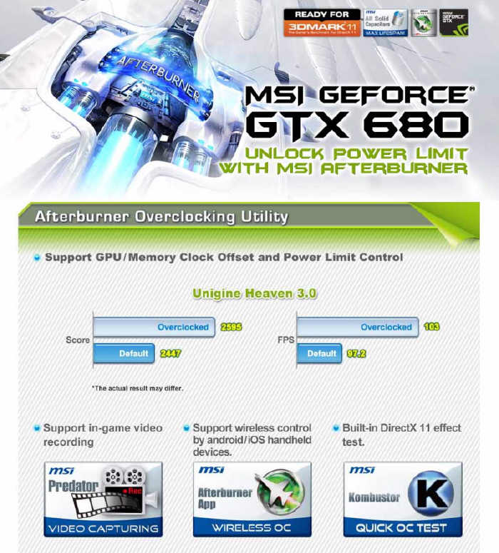 MSI GeForce GTX 680 - Marketingowy materia...