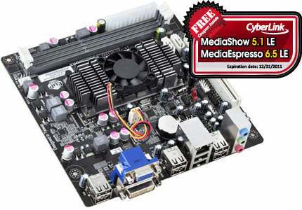 ECS HDC-I2/E-350D Mini-ITX