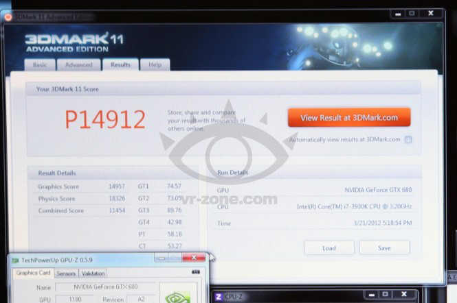 EVGA GeForce GTX 680 podkrcone do 1842 MHz