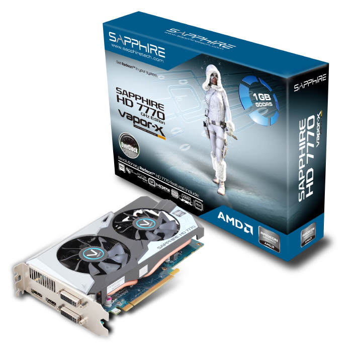 SAPPHIRE HD 7770 OC z coolerem Vapor-X 