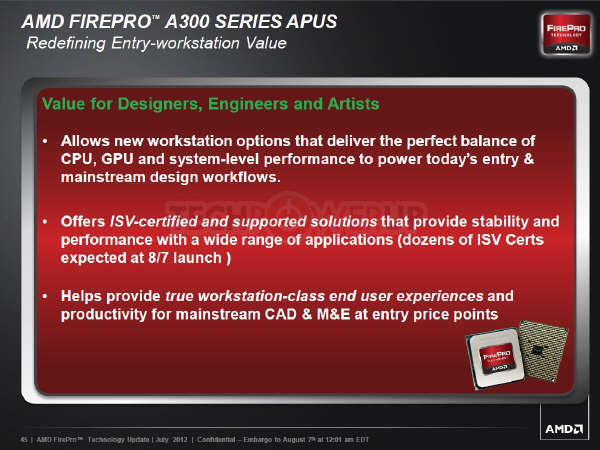 AMD przedstawia pierwszy AMD FirePro APU