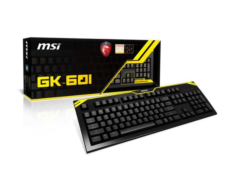 GK-601 czyli mechaniczna klawiatura od MSI