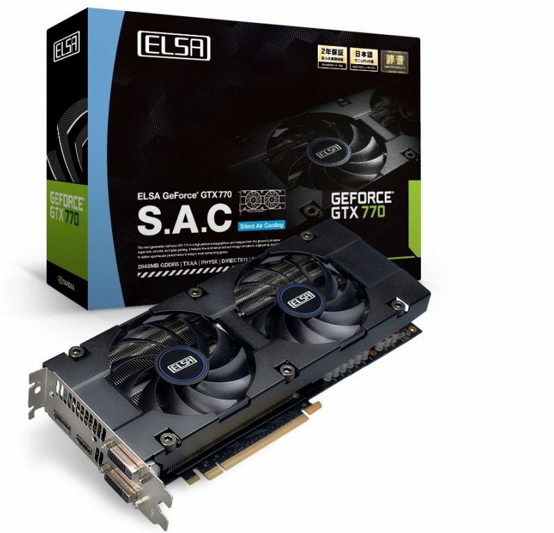 ELSA prezentuje GTX 770 w wersji SAC