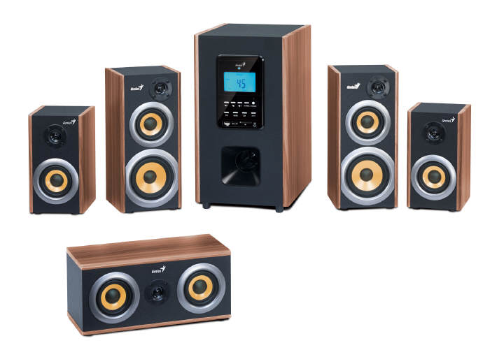 Genius SW-HF5.1 5200 - nowy, duy zestaw gonikw