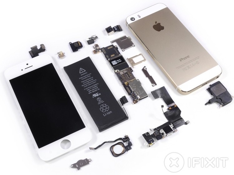 iPhone 5C oraz 5S rozebrany na czci pierwsze