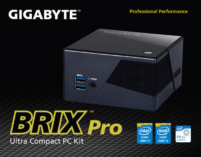 May komputer Gigabyte BRIX Pro 