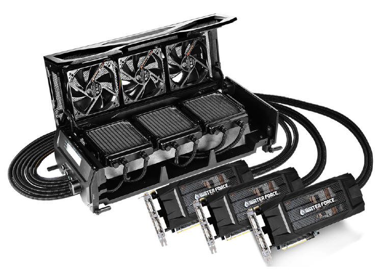 Gigabyte GeForce GTX 980 WaterForce Tri-SLI