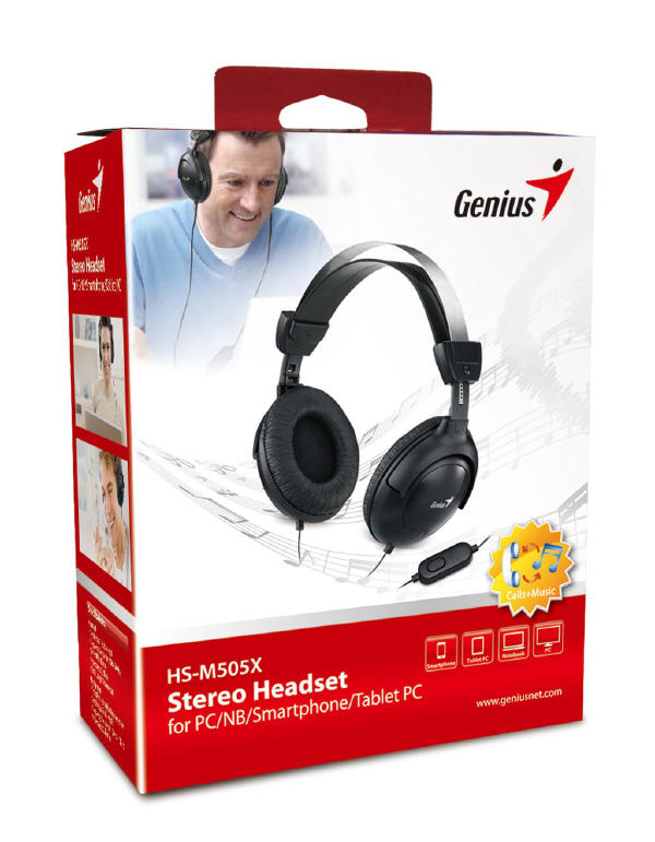Genius HS-M505X – suchawki dla mobilnych