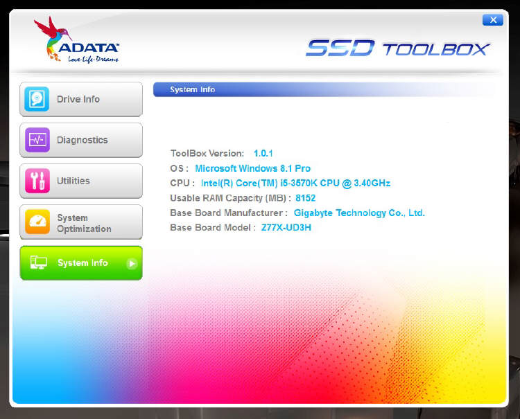 ADATA Technology prezentuje oprogramowanie SSD Toolbox 