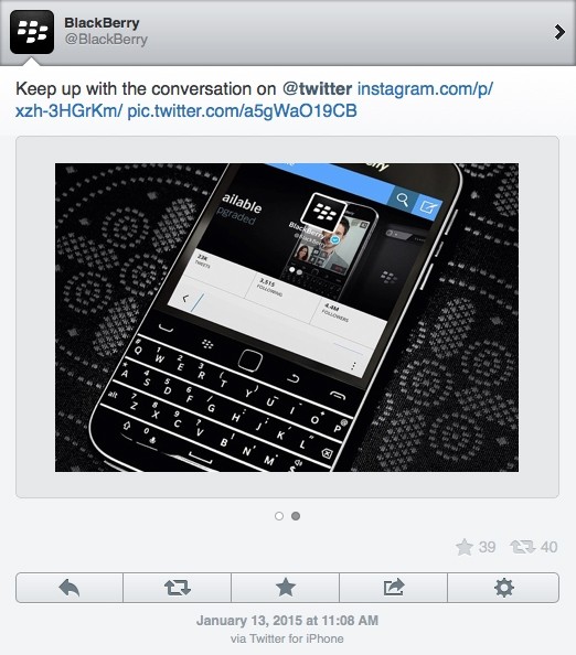 Oddzia BlackBerry zapany na korzystaniu z iPhone