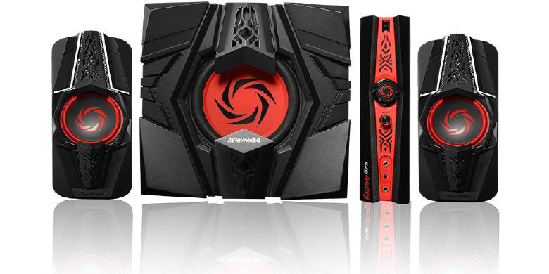 AverMedia Ballista - głośniki 2.1 dla graczy
