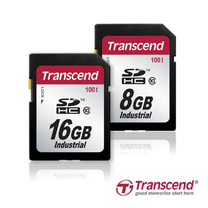 TRANSCEND SDHC 100I - karty pamici do zada specjalnych