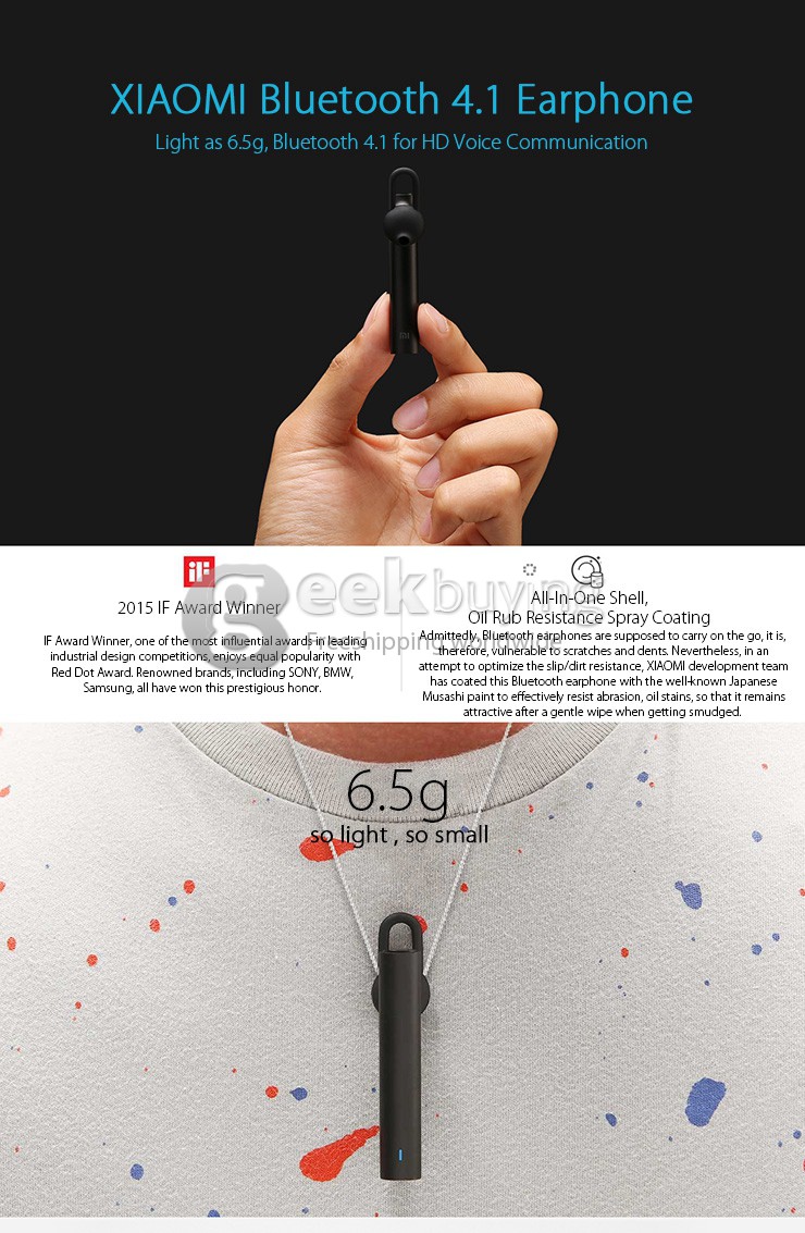 Nowa słuchawka stereo - XIAOMI MI Bluetooth
