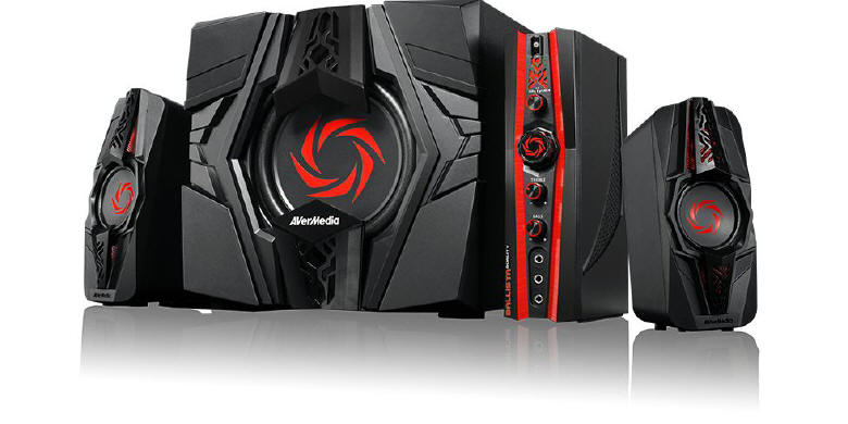 AverMedia Ballista - głośniki 2.1 dla graczy