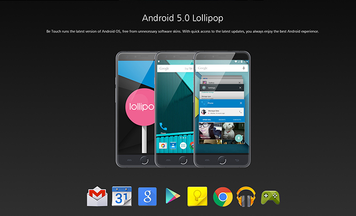 Ulefone Be Touch z Androidem 5.0