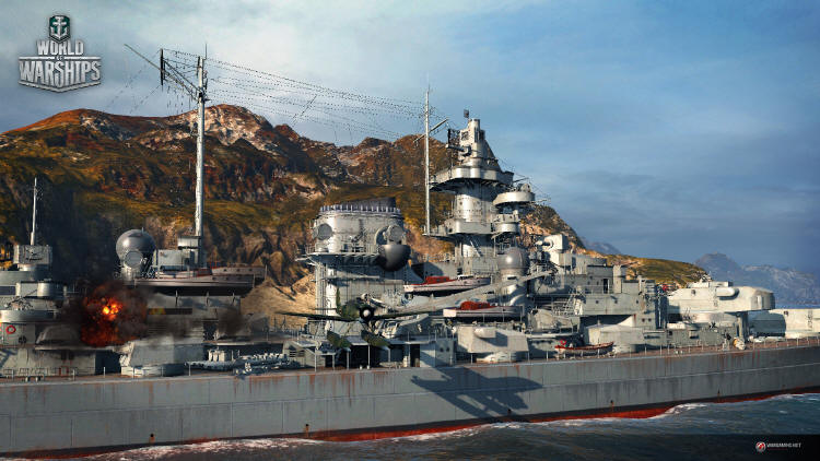 World of Warships - Niemieckie okrty wypywaj...
