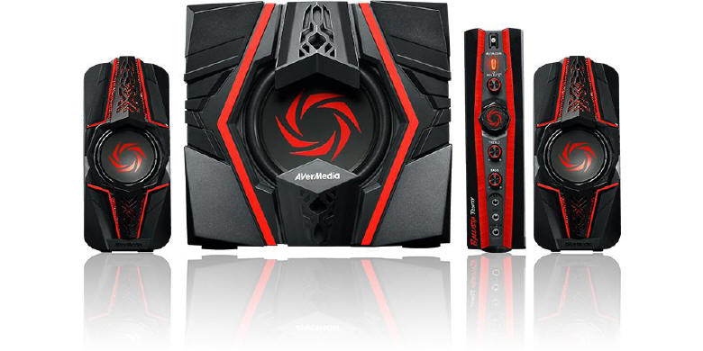 AverMedia Ballista - głośniki 2.1 dla graczy