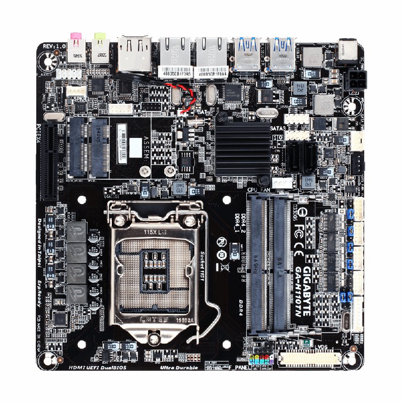 H110TN - Nowa mini płyta w ofercie GIGABYTE