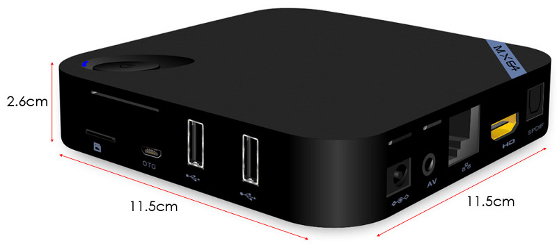 Beelink MX64 TV Box z obsug 4K