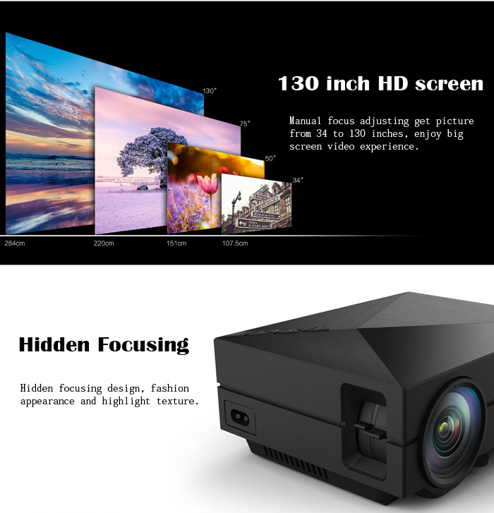 GM60 - przenony projektor multimedialny