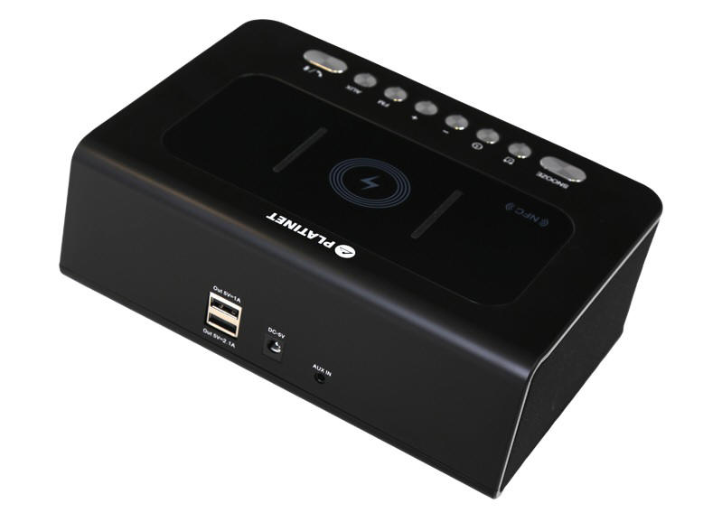 Platinet PMGQ10B – gonik Bluetooth, radiobudzik i adowarka