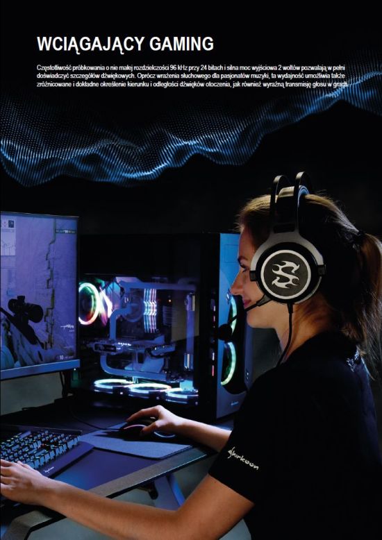 Sharkoon Gaming DAC Pro S – zewnętrzna karta muzyczna